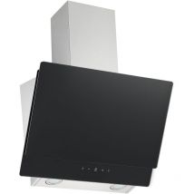 Respekta - Hotte aspirante oblique Hotte murale sans tête verre 60 cm noir led