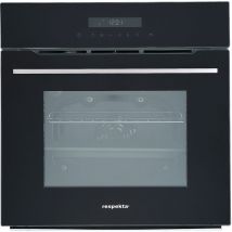 Respekta - Four inox Cuisinière encastrable 60cm Air chaud Gril Air pulsé Pyrolyse