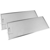 2x Filtro Metálico Respekta 456x185x8mm Gri0025433a