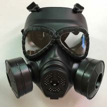 Respirator Tactical Black Gas Mask Military Style Face Protective Mask Outdoor
