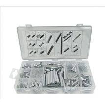 Longziming - 200 Pcs Ressort de Compression et Rallonge, Assortiment en Acier en Métal de Traction, Tension Pression et Goupilles Ressorts avec Boîte