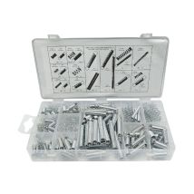 Ressort de Compression et Rallonge, Assortiment en Acier en Métal de Traction, Tension Pression et Goupilles Ressorts avec Boîte de Rangement - 200