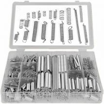 Euritecsa - Ressorts de Traction et Compression Coffret Assortiment Ressorts - 200 Pièces