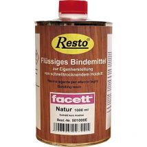 Bindemittel zur Eigenherstellung von Holzspachtelmasse, schnelltrockendem Holzkitt, 1 Liter - Resto