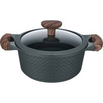 Resto - Kochtopf 2,4 l (grau, 200x95x200 mm, Ø20 cm, Induktion, spülmaschinenfest)
