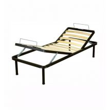 Rete a doghe singola 80x190 'susa' con sistema di alzata manuale