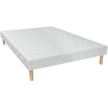 Rete deco con giroletto 160 x 200 cm Bianco - panacea di ysmée