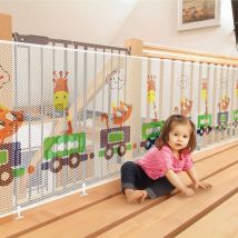 Freosen - Rete di sicurezza per bambini Rete di protezione per animali domestici per scale Balconi Ringhiera Rete per scale 79 cm x 300 cm (h x l)