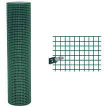 Rete Elettrosaldata Plastificata h 100 Cm - 6 x 6 Mm - F.1,0