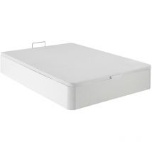 Rete letto contenitore Bianco opaco - 140 x 190 cm - HESTIA di YSMÉE