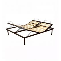 Rete matrimoniale 160x190 a doghe 'susa' con possibilita' di alzata