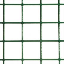 Rete Metallica Plastificato 0,5X5M 80% Acciaio Zincato/20% pvc Rete Recinzione Reticolato 6X6MM