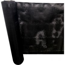 Rete Ombreggiante 4X50 M 100% Poliammide Alta Densità 80% Occultamento Rete Frangivento Nero