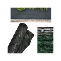 Rete ombreggiante ombra 90% frangisole telo verde giardino h 1 x 50mt
