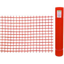 Rete per intonaco arancio 110 g/mq – Maglia 10x10 mm – Altezza 100 cm – TREX