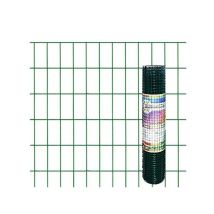 Rotolo Rete Elettrosaldata Zincata E Plastificata - 25 Metri - Maglie 75x50mm - Altezza: 1,80
