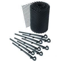 Rete per grondaia con ganci fissanti prgg Ribiland