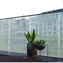 United Fences - Rete pvc per recinzione giardino leggera Colorado Maglia 5x5mm Bianca Le Reti Americane - Maglia 5x5 mm