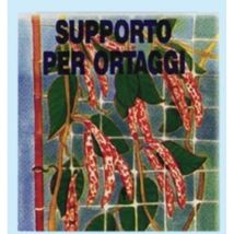 Rete Ortofrutta In Nylon Di Sostegno Per Ortaggi Sosten Green H.135Cm Rt.100 Mt