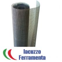 SIP - Rete zanzariera in fibra di vetro h 60 cm tela grigia ricambio al metro