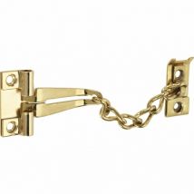 Socona - Apertura de puerta de acero dorado, cadena