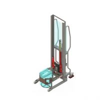 Matisère - Retourneur de fûts 60kg - Levée max 1350 mm - Fûts et bidons de 20 à 30L plastiques et métalliques - Agroalimentaire, produits chimiques