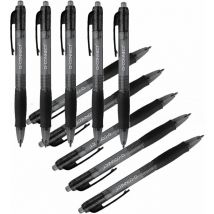 Q-Connect Retractable Bpoint Pen Blk - KF00267