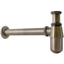 Rawiplast - Retro Bathroom Antique Ancient Brass Waste Bottle Trap Drain Siphon Basin Sink