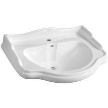 Kerasan - retro Ceramic Washbasin 73x54cm, blanc
