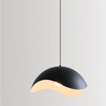 Industrielle Pendelleuchte Vintage Hängeleuchte Metall Kronleuchter für Küche Keller Wohnzimmer Schwarz Ø30CM