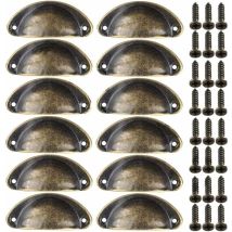 Retro Dekoration T rknauf Griff F r Schrank Schublade Vintage Muschelgriff F r Schrank Schublade K chenschrank Gebogene Eisen Retro Schrank T rknauf F