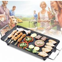 Senderpick - Gril en fonte 1350W, plaque chauffante antiadhésive, gril bbq, gril électrique, plateau