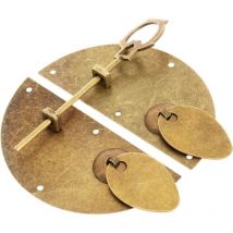 Riegel, Vintage-Prägung, Haspe, Riegel, Verschluss, Türklopfschloss, Riegel, Hardware, Möbel