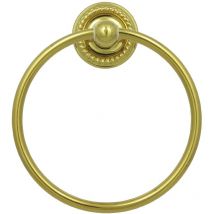 Handtuchhalter in Ringform Gold Retro Handtuchhalterring für Hantücher Tuchhalter Wandbefestigung Nostalgie