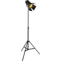 Mexlite lampade da terra Carree - nero - metallo - 1577ZW - Nero