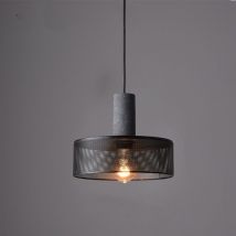 Vintage Pendelleuchte Industrial Hängelampe Innenbereich Deckenleuchte Für Küche Schlafzimmer Wohnzimmer Ø25cm