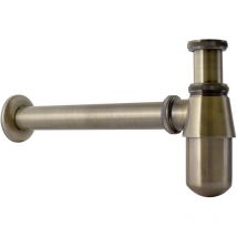 Rawiplast - Rétro salle de bains antique laiton antique vidange bouteille piège drain siphon