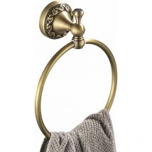 Rétro Solide cuivre(Bronze) individuellement Anneau porte-serviettes Barres porte-serviettes de porte-serviettes, Minimal classic avec revêtement