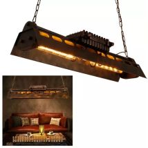 Senderpick - Rétro Steampunk led Plafonnier Suspension Luminaires industriels Lampe bunker