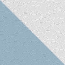 Profhome - Retro wallpaper wall 104519 paintable non-woven wallpaper textured with tangible texture matt white 5.33 m2 (57 ft2)