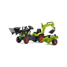 Terna Claas con Escavatore e Rimorchio - Falk