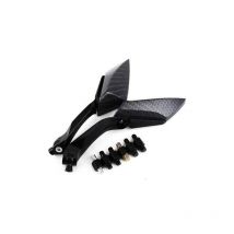 Rétroviseurs de moto universels Rétroviseur pour Moto Rétroviseurs Universel Moto Aluminium (Noir) 2pcs (1 paires)