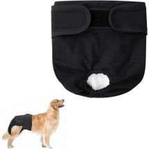 Reusable Dog Diapers, Absorbent Washable Hygienic Diapers (For Female Pets), Menstrual Incontinence Pants for Dogs, (M)