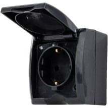 REV - 0007031900 Presa da parete IP44 Antracite