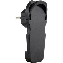 REV - 0018260500 Fiche plate à contact de protection 230 v noir IP20