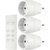 REV Funkschalt-Set Mini 3+1 ws 0085500103 Kit interruttori senza fili 4 parti Ambiente interno 3680 W