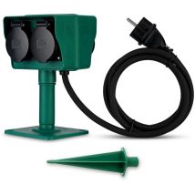 Rev Ritter 0595009555 - Presa Elettrica Quadrupla Con Innesto Per Terreno, 1,4 M
