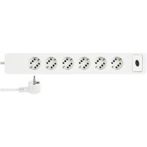 Rev 0015650103 Multipresa con timer Bianco Schuko 1 pz.