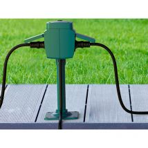 Link2Home WiFi Außen-Steckdose 2-fach grün Elektrische Kabel & Leitungen