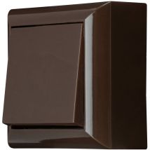 REV Ritter 0511476777 - Interruttore di spegnimento/commutatore a parete PlanoLuxe, marrone